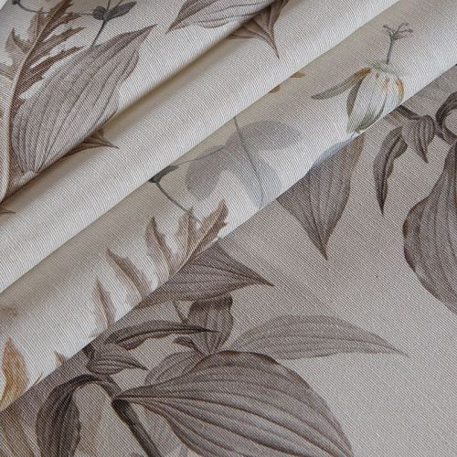 Ткань портьерная H-280 см 19-02-15866 светло-бежевый принтованный