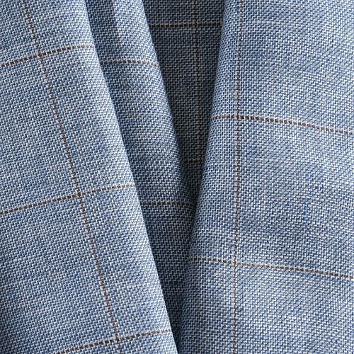 Лен натуральный 035-11749 голубой деним