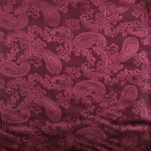 Ткань подкладочная К28-194 сливовый жаккардовый