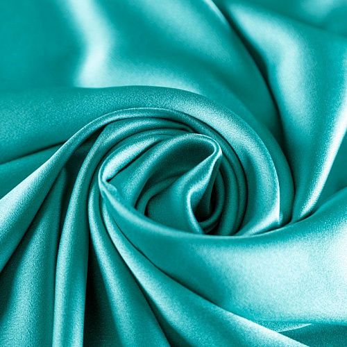 Кади креп-атлас 001-06622 бриллиантовый зеленый однотонный