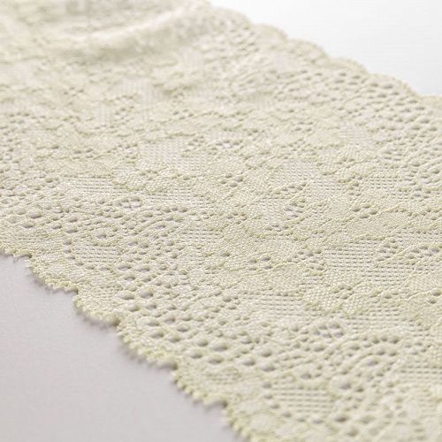 Кружево эластичное 140 мм Ф01-0178 кремовый