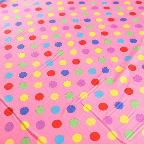 Шифон К33-058 розовый принтованный