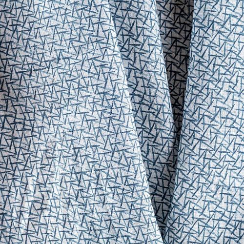 Лен натуральный К36-044 молочный принтованный