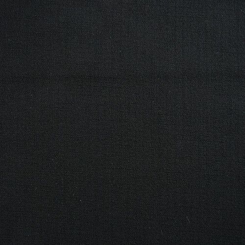 Креп двойной 026-11947 черный однотонный