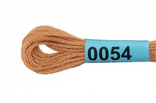 Нитки для вышивания Gamma мулине 8 м 0054 песочный