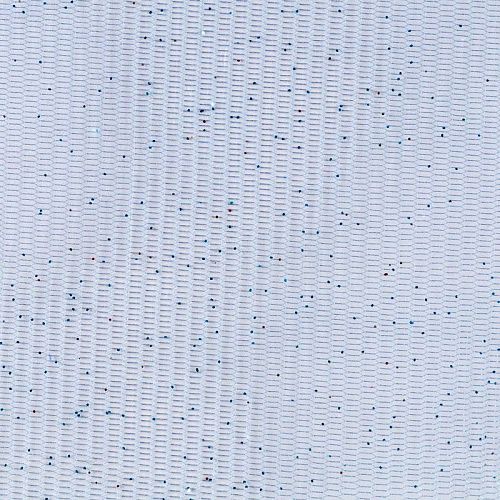 Фатин с напылением К33-952 лазурно-голубой однотонный