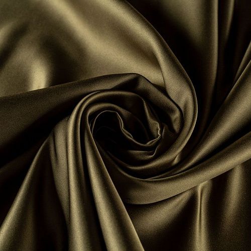 Сатин-тафта К32-459 хаки однотонный