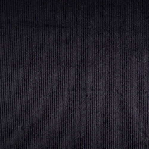 Вельвет стрейч 008-20783 черный однотонный