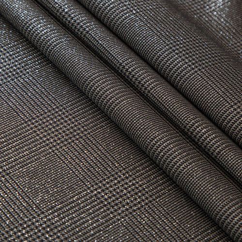 Ткань костюмная 025-16118 черный/серебро