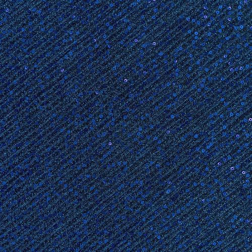 Трикотаж гофре 1120-341-056-0022 синий с пайетками