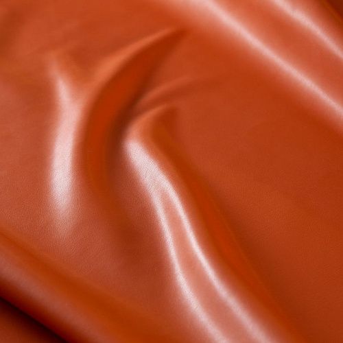 Экокожа-замша стрейч 070-19905 рыжий однотонный