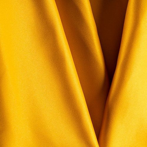 Сатин-тафта К33-751 шафрановый однотонный