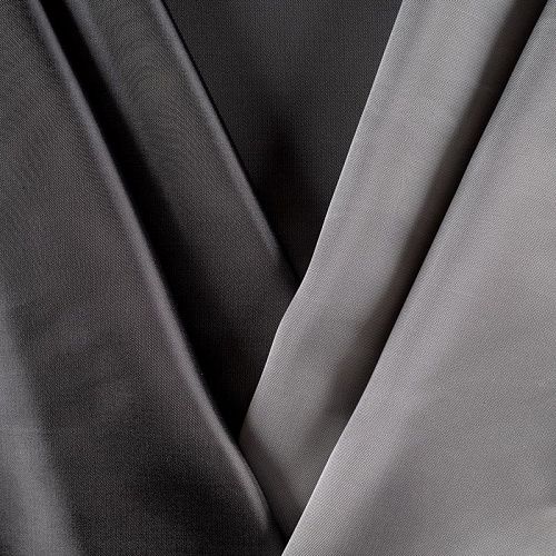 Ткань подкладочная К33-978 графитовый однотонный