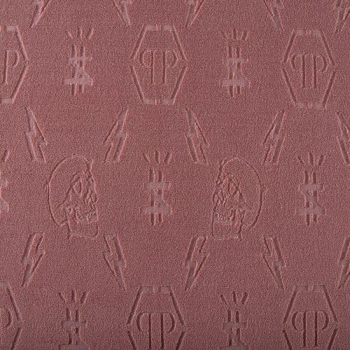 Трикотаж махровый Philipp Plein 056-20148 розовый антик