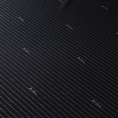 Ткань костюмная Versace 025-19137 черный с люрексом