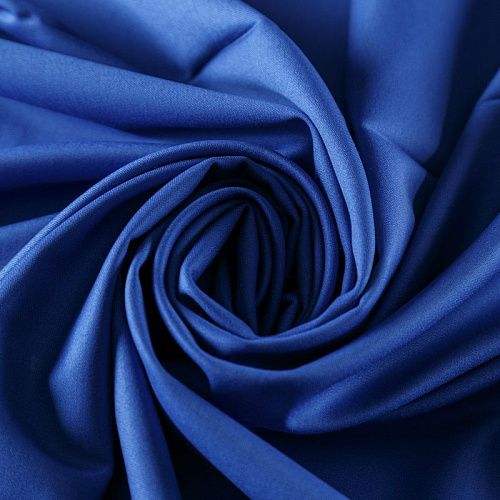 Ткань костюмная К32-297 сапфировый однотонный