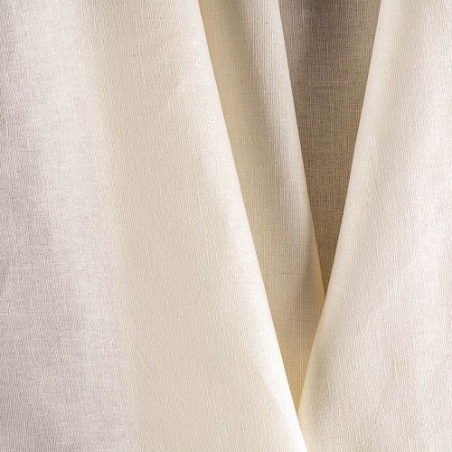 Лен натуральный К07-040 молочный однотонный