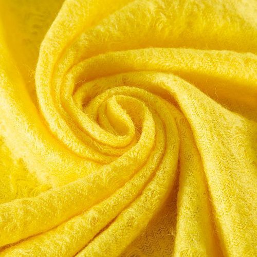 Трикотаж вязаный 056-19947 ярко-желтый однотонный