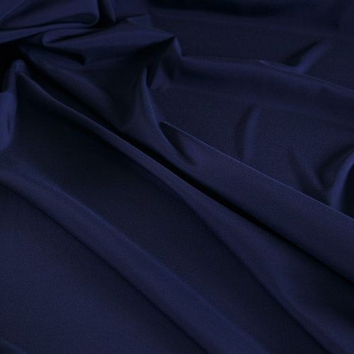 Ткань подкладочная 045-16916 темно-синий однотонный