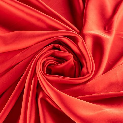 Шелк синтетический К33-771 красный однотонный col.08