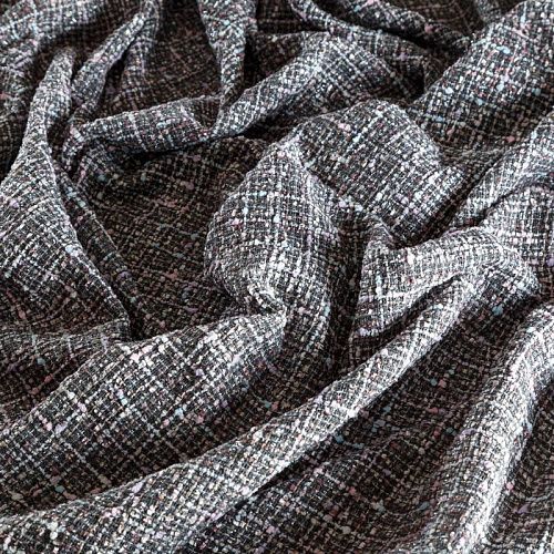 Твид шанель 052-04389 серый мультиколор