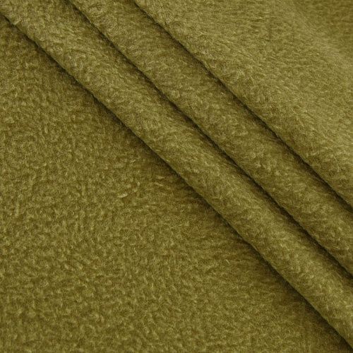 Флис 061-15710 оливковый однотонный