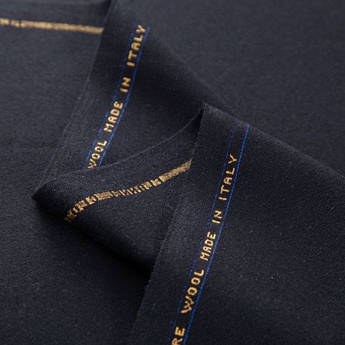 Шерсть костюмная 025-20374 черный однотонный