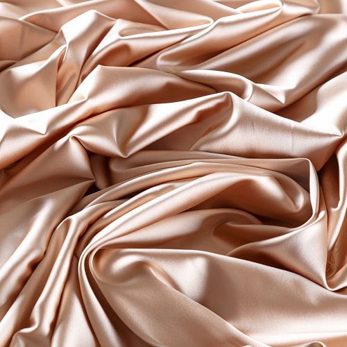 Сатин стрейч 001-09752 телесный однотонный