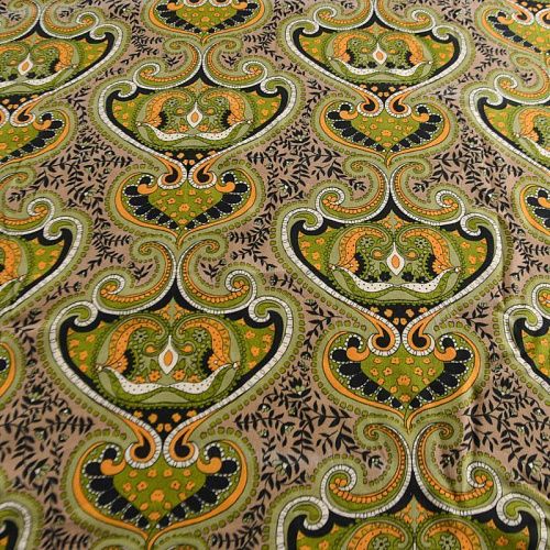 Креп 026-12204 лаймовый принтованный