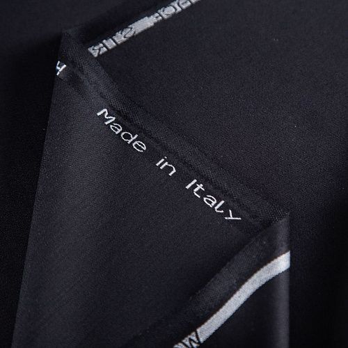 Шерсть костюмная стрейч Double Face 025-19805 черный