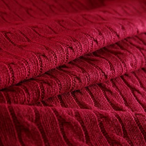 Трикотаж вязаный 056-16597 приглушенный красный