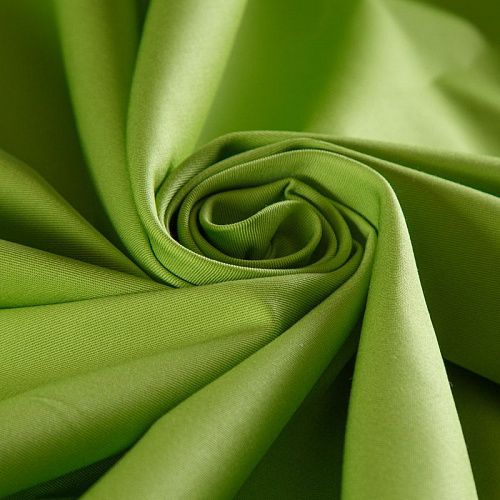 Коттон стрейч 063-17083 салатовый однотонный