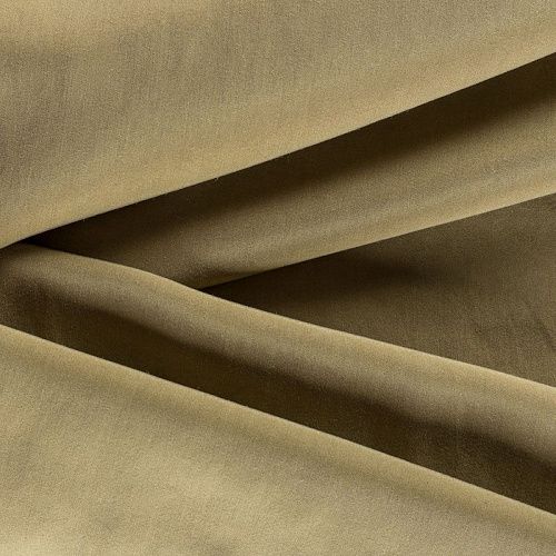 Шелк-батист натуральный К15-1285 табачный однотонный