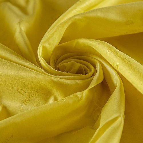 Ткань подкладочная стрейч 045-11103 тускло-лимонный однотонный