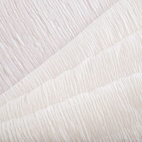 Шифон-жатка 068-16143 молочный однотонный