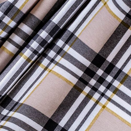 Ткань портьерная L-280 см 501-02-03 бежевый принтованный