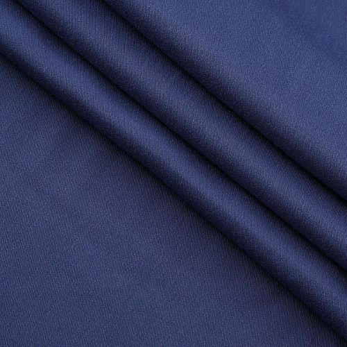 Твил-штапель 069-13122 сине-фиолетовый деним однотонный