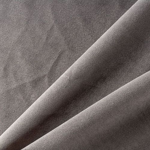 Ткань портьерная бархат h-300 см 09-02-00035 серый однотонный