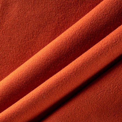 Ткань пальтовая К25-105 терракотовый однотонный