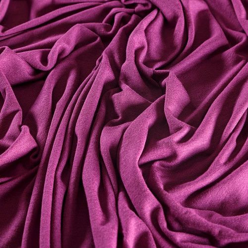 Трикотаж 056-03563 пурпурный однотонный