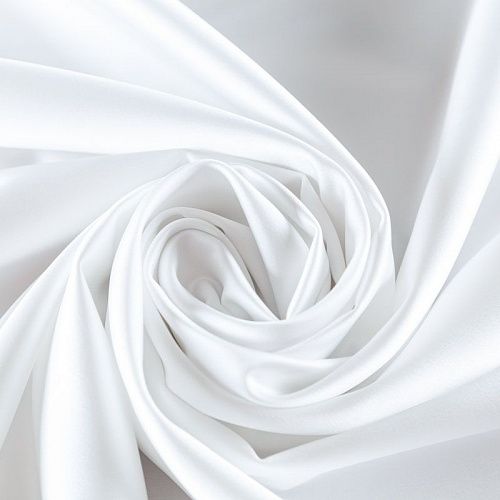 Сатин стрейч 001-07811 белый однотонный