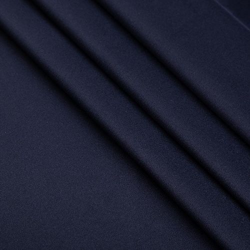 Коттон стрейч 063-20380 темно-синий однотонный