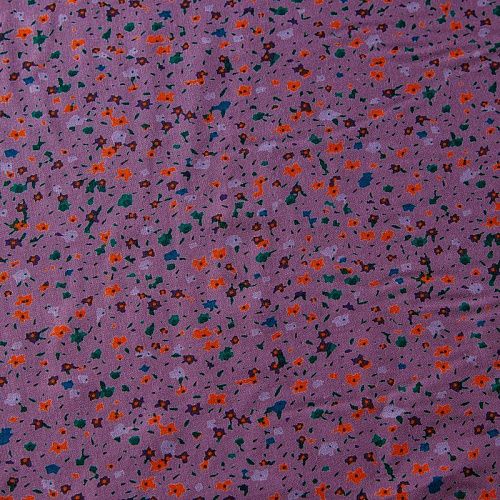 Штапель 069-13562 сиреневый принтованный