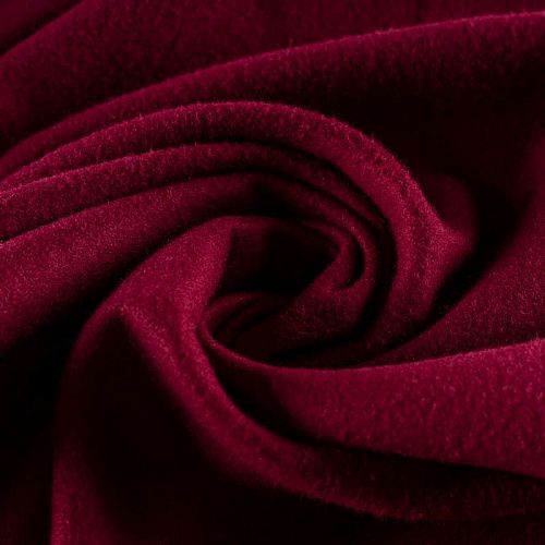 Ткань пальтовая К25-1213 бордовый однотонный