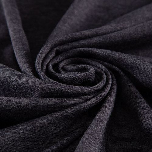 Трикотаж 056-19770 черный меланж