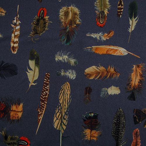 Бифлекс 005-16458 темно-синий принтованный