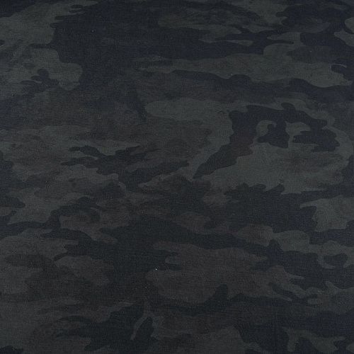 Трикотаж 2-х сторонний 056-11997 синий/камужляж