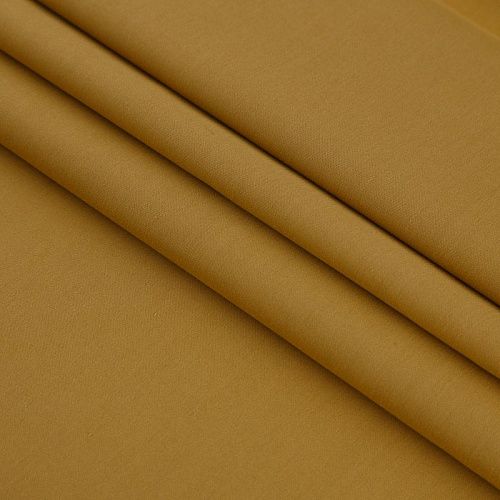 Поплин 063-16423 горчично-желтый однотонный
