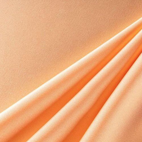 Шелк синтетический стрейч К32-601 персиковый однотонный