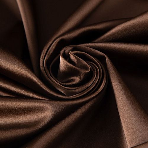 Атлас ватуссо 001-19802 золотисто-коричневый